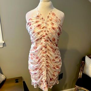 NWT Lulus Halter Floral Dress